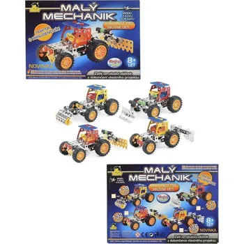 Hračka pro nejmenší MADE Malý mechanik-Traktor s nástrojem