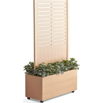 Paraván Dřevěný paraván FREE, s truhlíkem, 1720x983 mm, buk