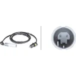 Snímač, počet otáček kol HELLA 6PU 010 039-491