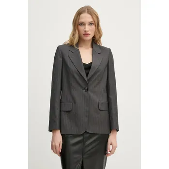 Blazer s příměsí vlny Sisley 2C3DLW02J šedá 90X, vel. 42