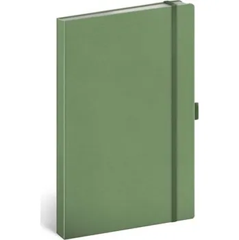 Kalendář Notes Zelený, linkovaný