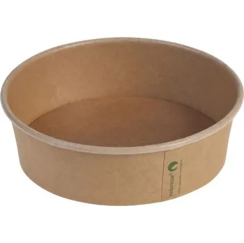 Jednorázové nádobí Pacovis Miska kraft/PLA, 500ml Ø150x45mm (60ks)