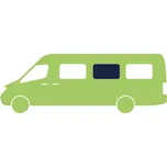 Pevné střední boční okno Carbest pro M-B Sprinter od roku 2007 orientace na straně řidiče