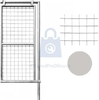 branka Branka jednokřídlá výklopná, zinek, DÁLNICE 1000 x 2200 mm, balení 1 ks