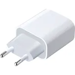 Nabíječka na mobil i hodinky, adaptér, rychlonabíječka GaN USB-C 45W Bílá