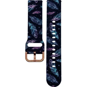 Řemínek na hodinky Silikonový řemínek noční vánek 20 mm