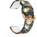 Silikonový řemínek růže 20 mm