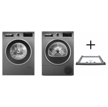 Set pračky a sušičky Bosch Serie | 6 WGG244ZREU + WQG235DREU + WTZ2741C