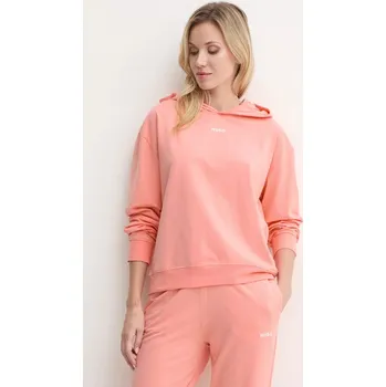 Pánské oblečení Mikina HUGO SHUFFLE_HOODIE 50490594 oranžová 24X, vel. S