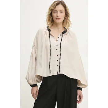 Pánská košile Košile Answear.LAB 252001.TWK béžová 80X, vel. M