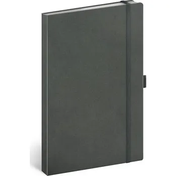 Kalendář Notes Šedý, linkovaný