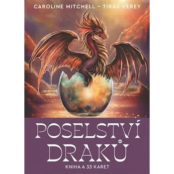 Poselství draků - Caroline Mitchell kniha + hrací karty