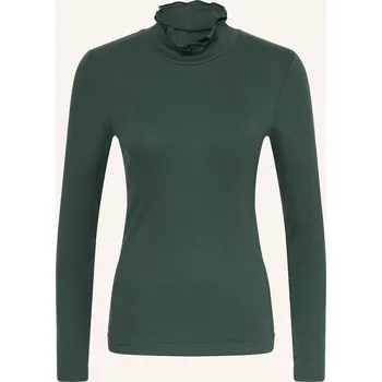 Dámské tričko Zaída Dámské Tričko S Dlouhým Rukávem, tmavě zelená, 44