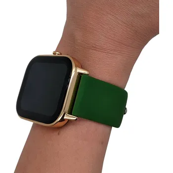 Řemínek na hodinky Silikonový pásek zelený 18 mm