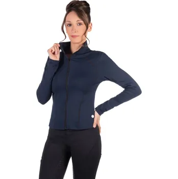 Funkční jezdecká mikina/bunda HKM Shape XS Hnědá