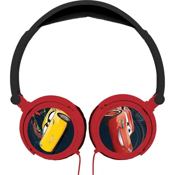Sluchátka Lexibook Skládací drátová sluchátka - Disney Auta