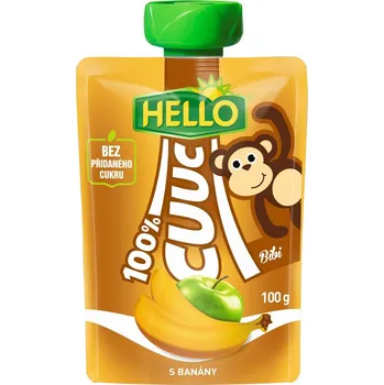 Hello Cuuc 100% ovocná přesnídávka s banány kapsička