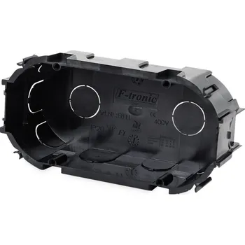 Elektroinstalační krabice f-tronic Krabice přístrojová pod omítku; 2 x ø68 x 45 mm E811