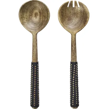 Příbor MADAM STOLTZ Salátový příbor Mango/Bamboo