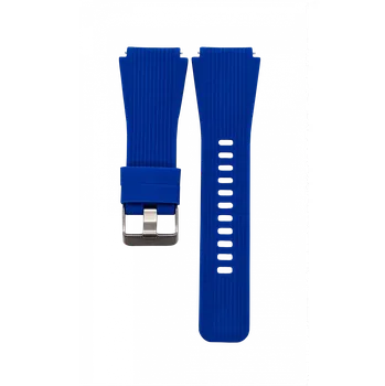 Řemínek na hodinky Silikonový řemínek modrý 22 mm