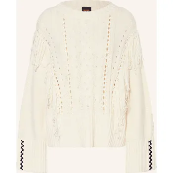 Dámský svetr Boss Dámský Svetr Fitto, bílá, 34