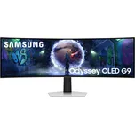Samsung G93SD počítačový monitor 124,5 cm (49") 5120 x 1440 px Dual QHD OLED Stříbrná