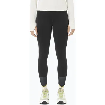 Dámské legíny Dámské běžecké legíny Salomon Shakeout Core Warm deep black