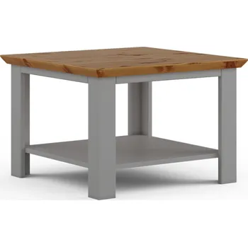 Konferenční stolek Dřevěný konferenční stolek Marone Elite - popelavě šedá/přírodní