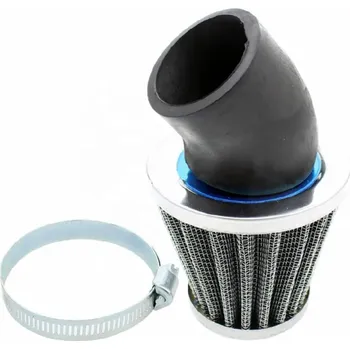 Filtr pro motocykl Motocyklový vzduchový sací filtr 35 mm s úhlem hrdla 45° Odnímatelný kryt proti stříkající vodě Univerzální filtr 6,5 x 7,5 cm