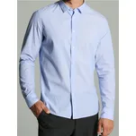 Sinsay - Košile s dlouhým rukávem - modrá - 091EV-05X - 091EV-05X-3XL