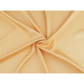 Satén Armano elastický / imitace hedvábí METRÁŽ - 3 (16) zlatá sv.
