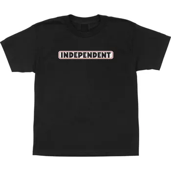 Chlapecké tričko INDEPENDENT triko - Bar Logo S/S Midweight T-Shirt Black (143305) velikost: XL