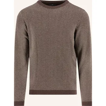 Pánský svetr Fynch-Hatton Pánský Svetr, hnědá / krémová, S