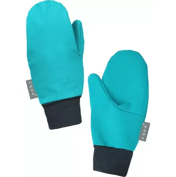 Rukavice Unuo Dětské softshellové rukavice s fleecem Tap Sv. smaragdová L
