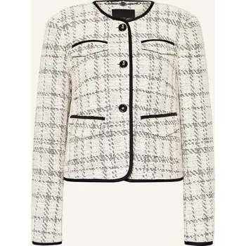 Dámský blejzr Marc Cain Dámská Tvídová Bunda S Třpytivou Přízí, 182 smoke, 42