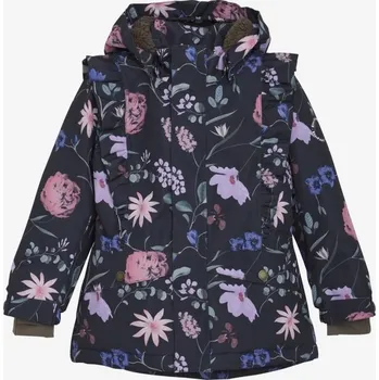 dívčí zimní kombinéza EN-FANT zimní bunda AOP Ebony 110 (doporučená výška 108-115cm)