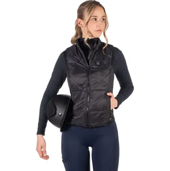 Jezdecká vyhřívaná vesta HKM Slimline- Style (bez baterie/powerbanky) Modrá M