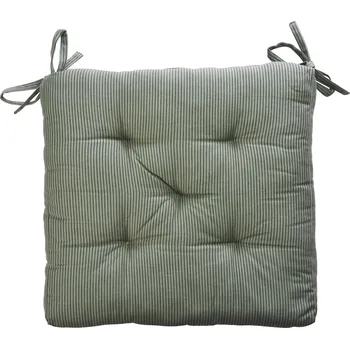 Podsedák MADAM STOLTZ Prošívaný podsedák Striped Laurel Green