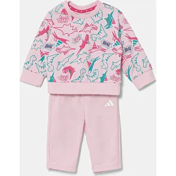 Dětská tepláková souprava adidas růžová barva, JW2405 03X, vel. 68