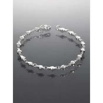 Náramek Prosperk Náramek z chirurgické oceli se srdíčky S0314