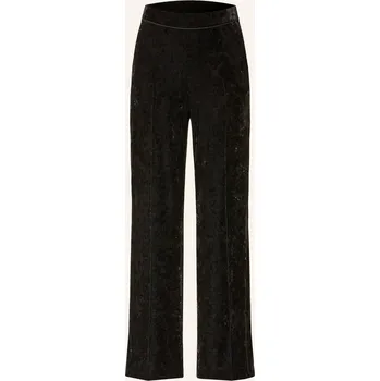 Dámské kalhoty Patrizia Pepe Dámské Marlene Kalhoty Ze Sametu, černá, 38