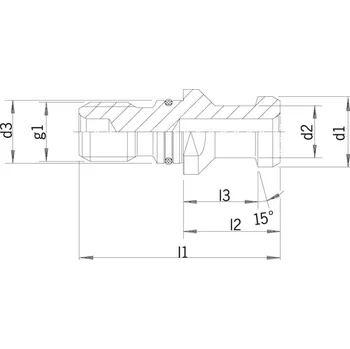 Svěrák Utahovací čep din69872 b sk50-m24 těsnění haimer 8820250