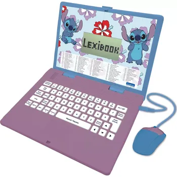 Dětské zboží Lexibook Francouzsko-anglický vzdělávací notebook - Disney Stitch