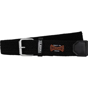 Módní doplněk INDEPENDENT pásek - Built To Grind Cord Belt Black (156717) velikost: OS