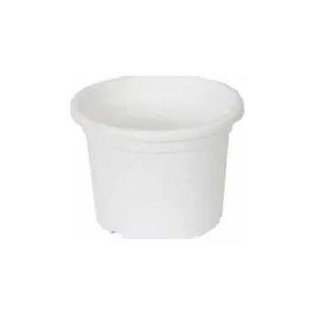 Květináč KVĚTINÁČ BÍLÝ - NARCIS 23 cm