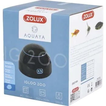 Kompresor do akvária Zolux IGLOO 100 2,0W černý vzduchovací motorek do akvária 100-200l