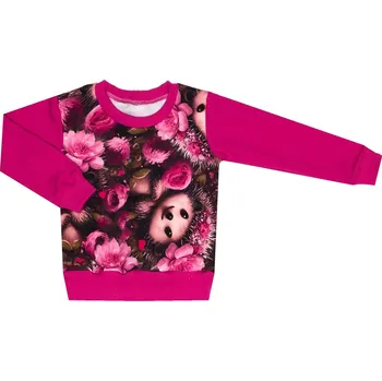 Mikina bez kapuce - Ježeček Velikost: 74