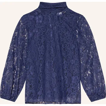 Dámská halenka Emily Van Den Bergh Dámská Krajková Halenka S Vázačkou, tmavě...