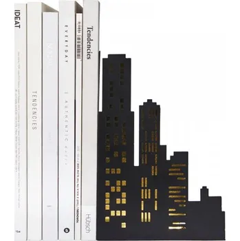 Zarážka na knihu Knižní zarážka z lakovaného kovu BALVI | černá