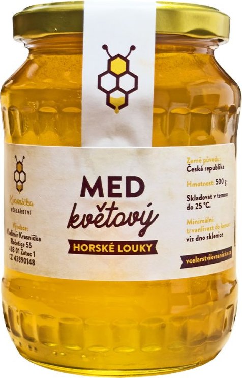 Med květový "Horské louky", český 500 g